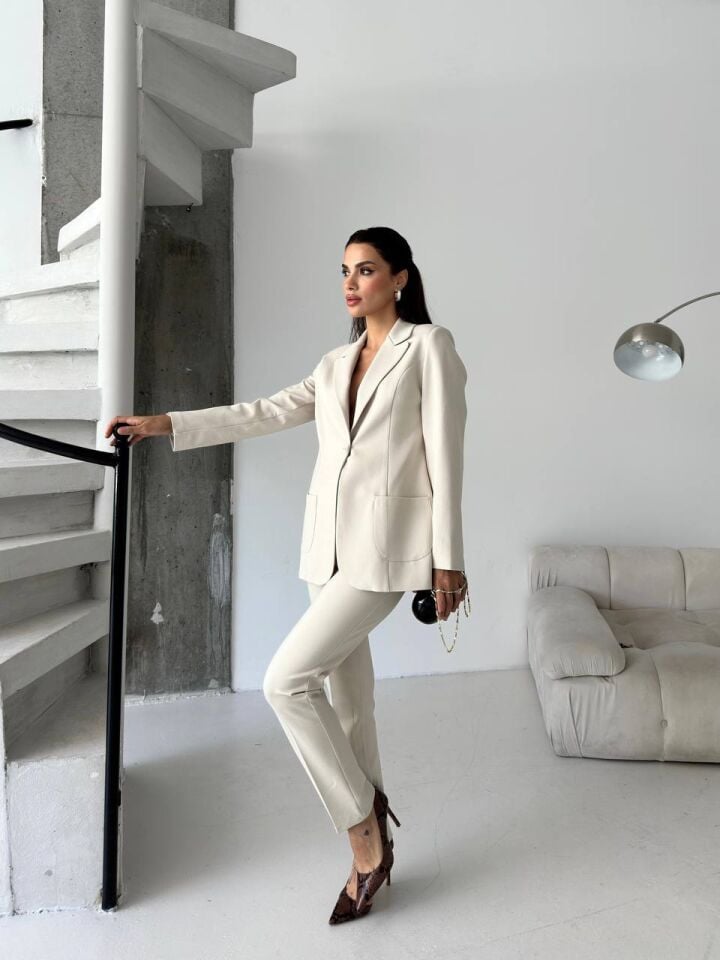 Punto Roma Kumaş Ceket Pantalon Takım