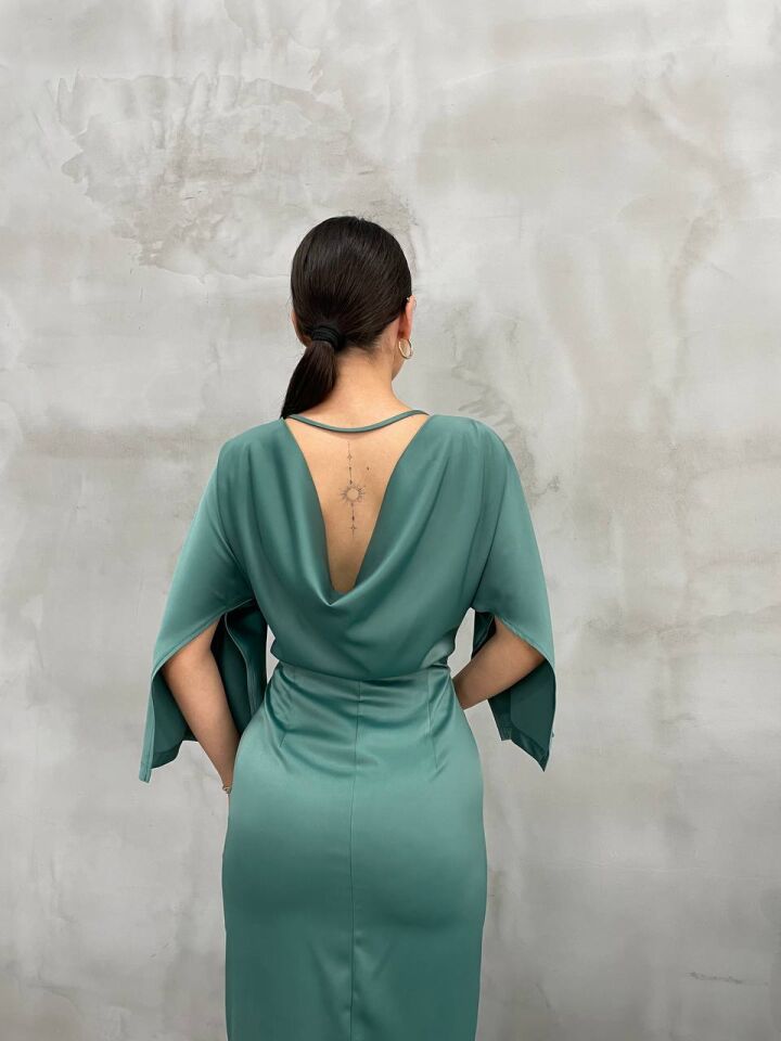 Saten Elbise MİNT - M