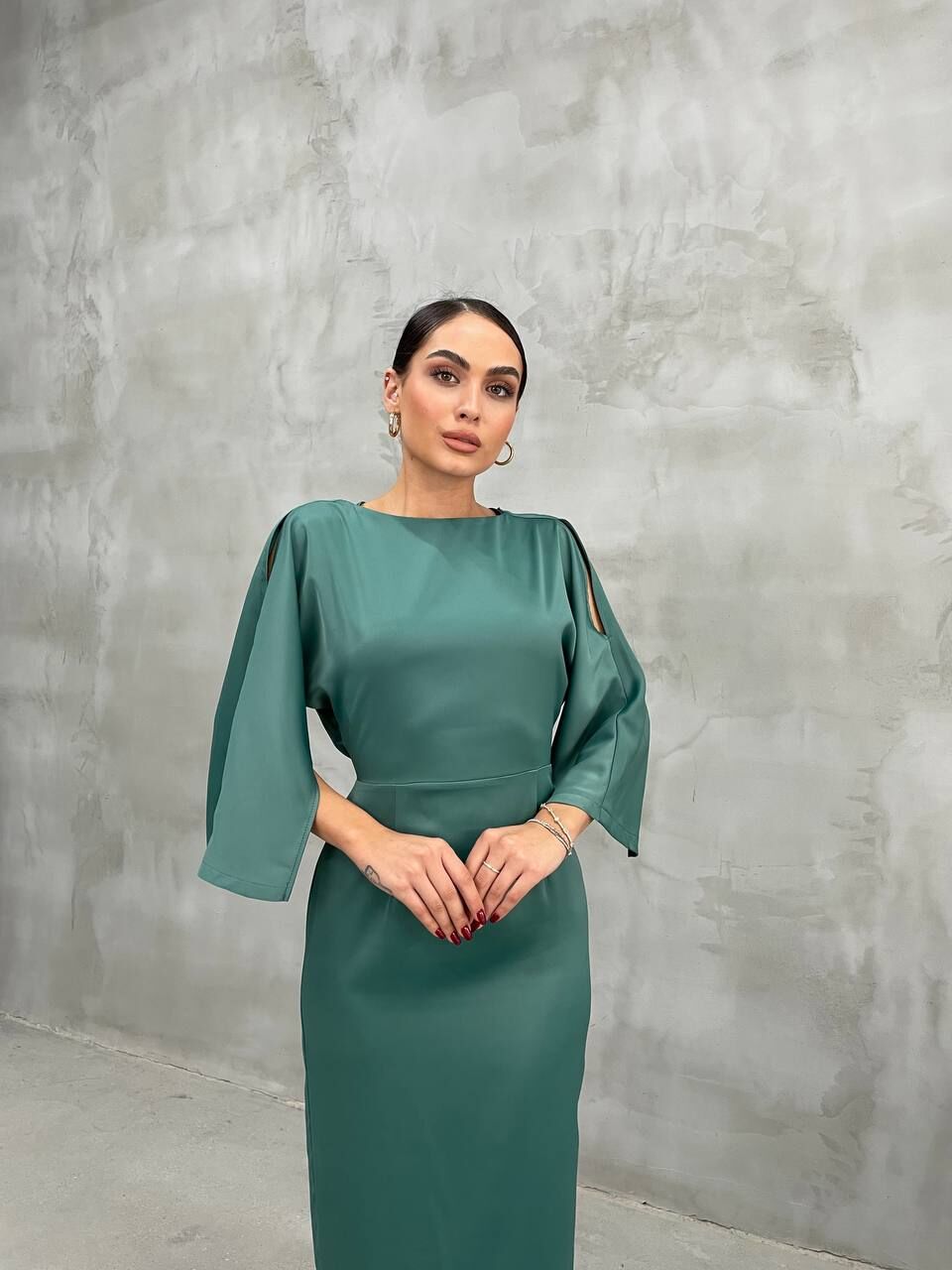 Saten Elbise MİNT - M