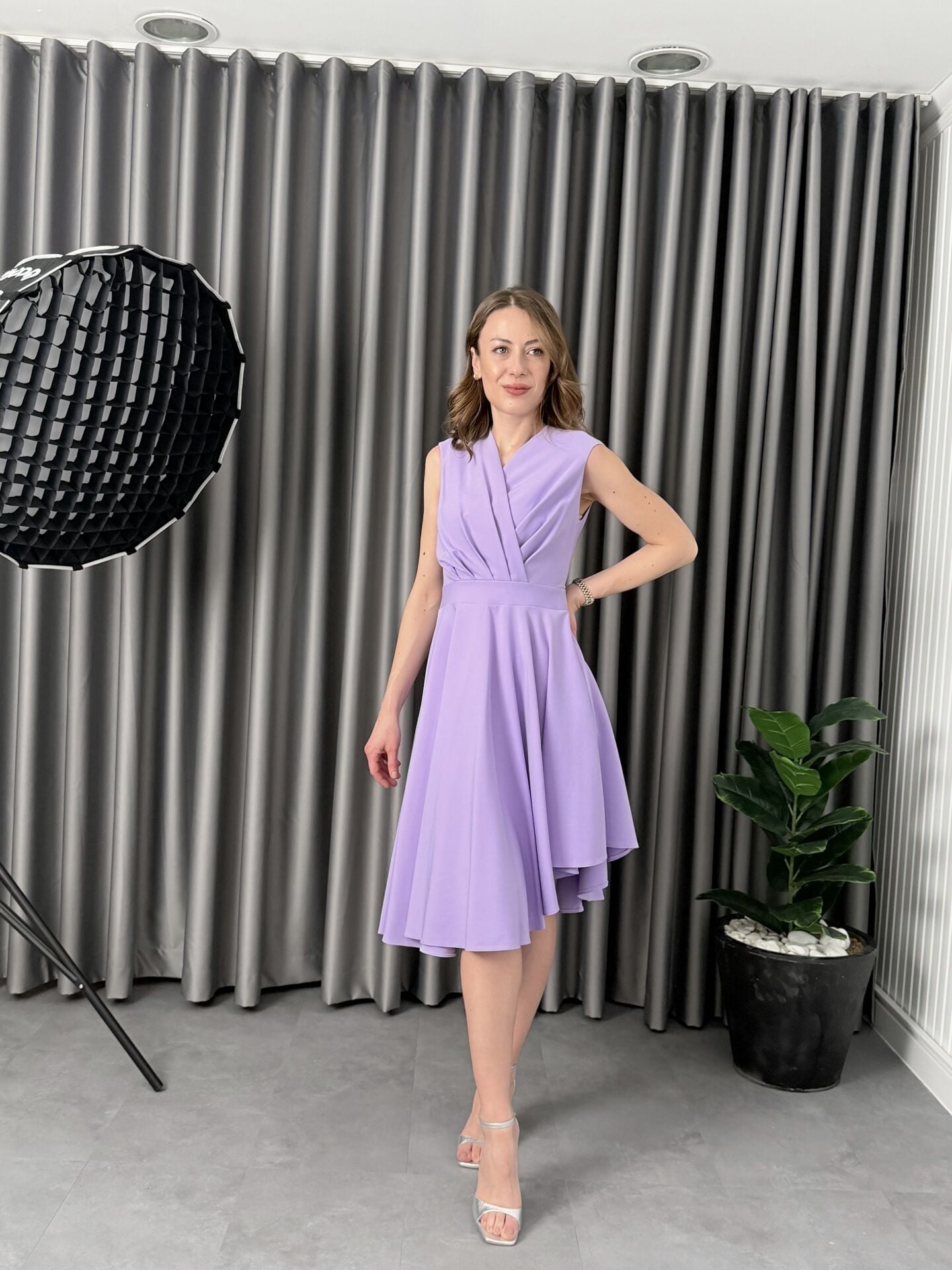 Asimetrik Kesim Elbise